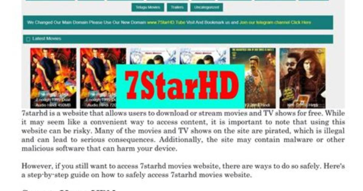 Exploring 7Starhd. Me: a Comprehensive Guide to Free Movie Streaming